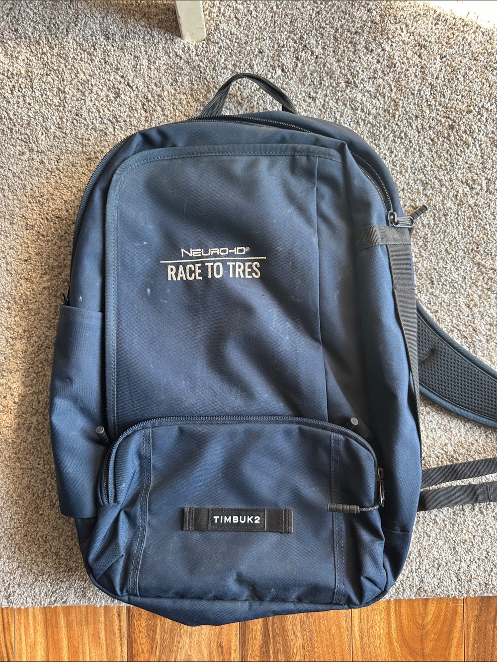 Timbuk2 Navy Blue Men's Backpack with Front Pocket